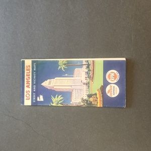 VINTAGE LOS ANGELES MAP